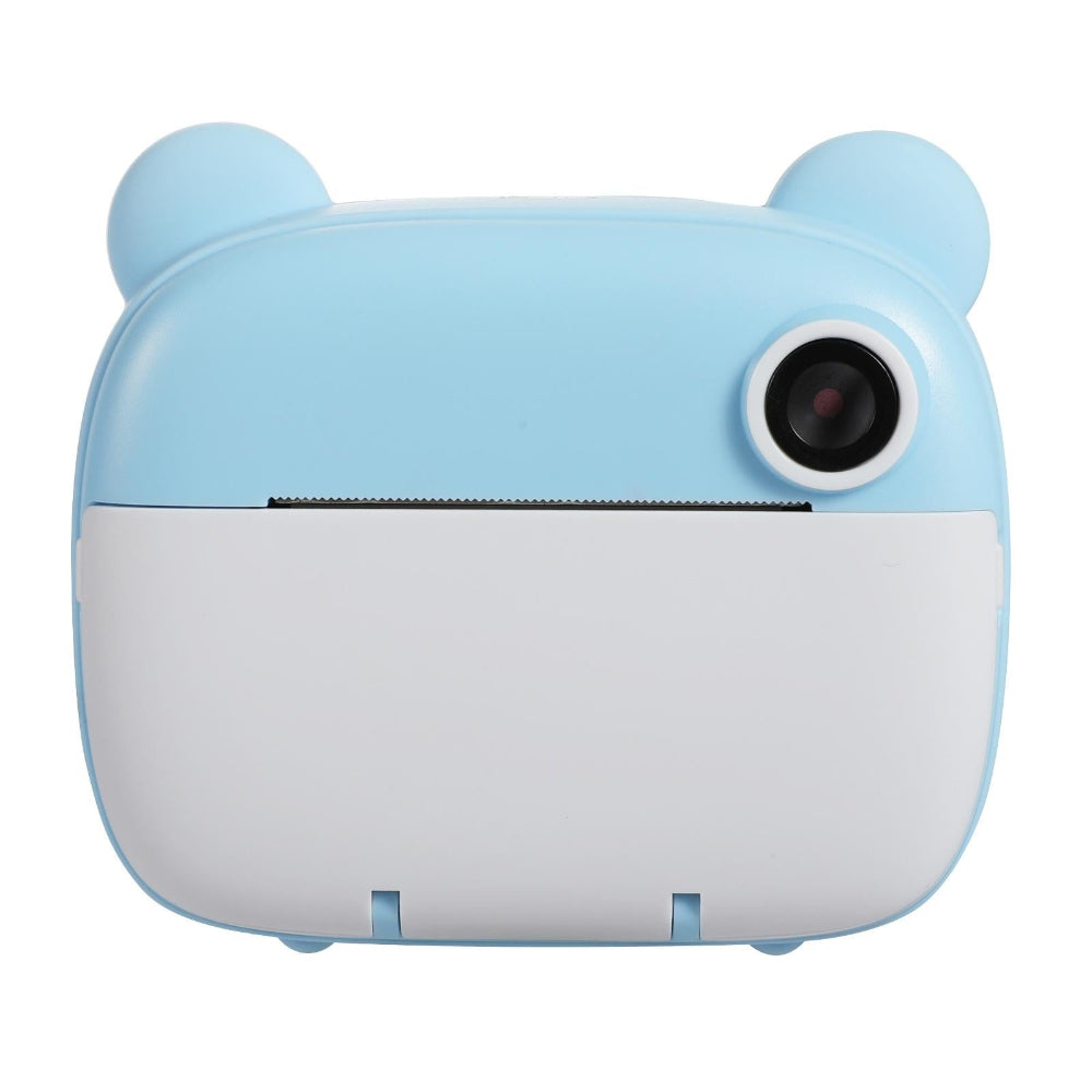 Instant Print Camera For Kids With Dual Lens And 2.4 Inch Screen_Blue Digital Cameras