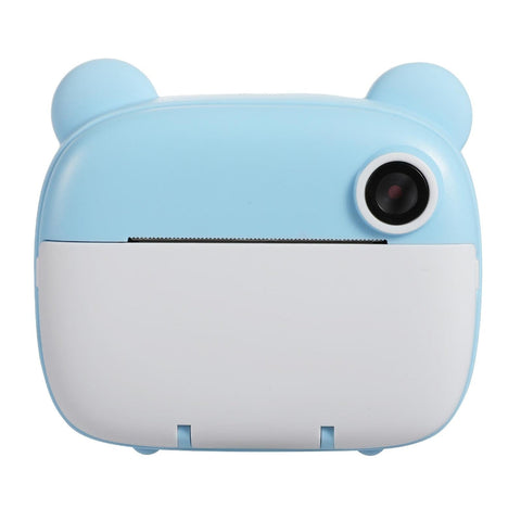 Instant Print Camera For Kids With Dual Lens And 2.4 Inch Screen_Blue Digital Cameras