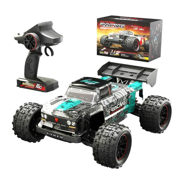 Off Road Remote Control Car Electric 4Wd Alloy Bigfoot Green Rc Model Vehicles