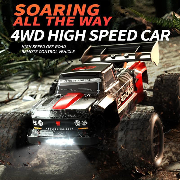 Off Road Remote Control Car Electric 4Wd Alloy Bigfoot Green Rc Model Vehicles