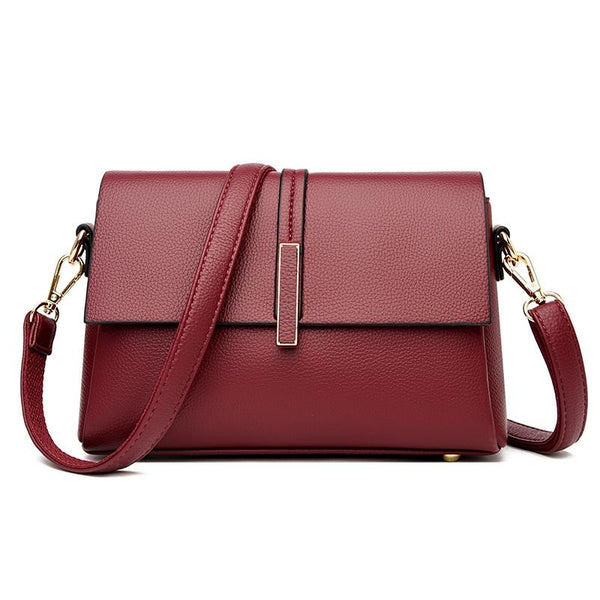 Spacious Women Shoulder Bag For Commuting Red Wine Women's Bags & Handbags