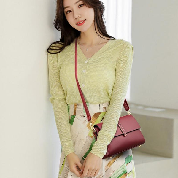 Spacious Women Shoulder Bag For Commuting Red Wine Women's Bags & Handbags