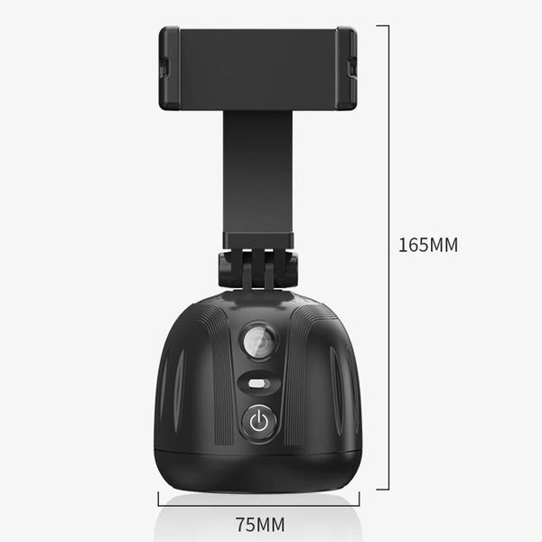 Smart 360 Degree Live Video Recording Desktop Stabilizer Black Stabilizers