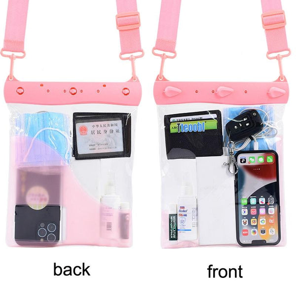 Waterproof Shoulder Messenger Bag For Sundries Phone Compatible Pink Bags
