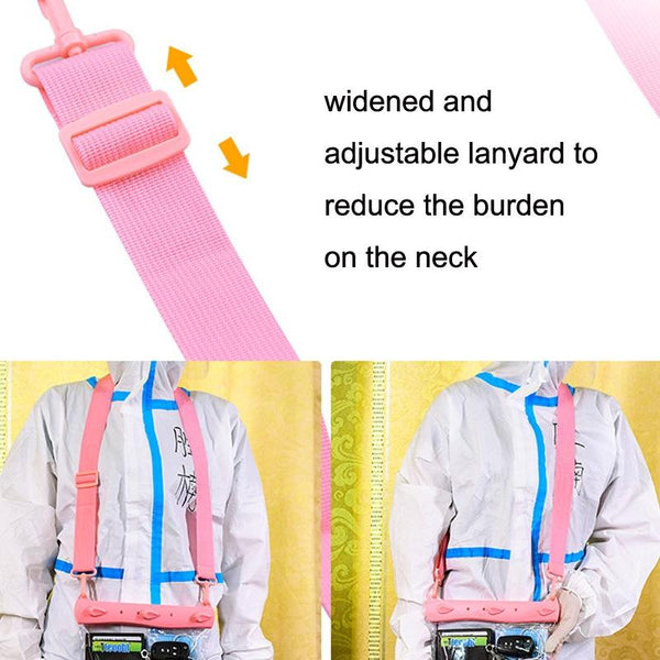 Waterproof Shoulder Messenger Bag For Sundries Phone Compatible Pink Bags