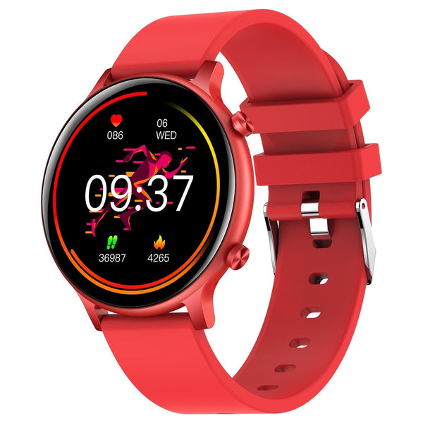 1.32 Inch Waterproof Smart Watch With Bluetooth Calling & Sleep Monitoring Red Smart Watches