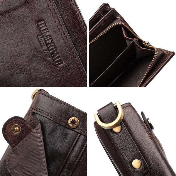 Anti Magnetic Rfid Men Wallet Secure Protection Black Wallets