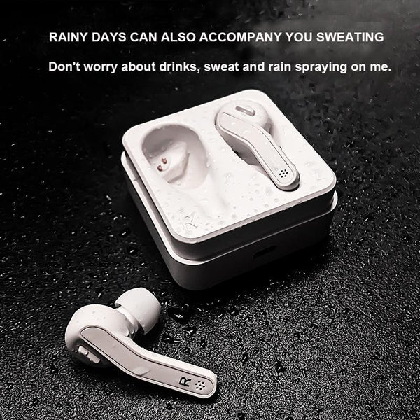 T88 Mini Touch Control Hifi Wireless Bluetooth Earphones Tws With Charger Box White Earbuds