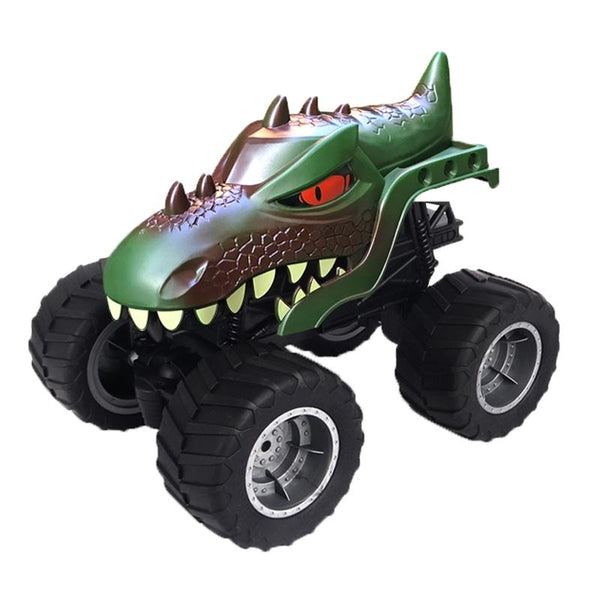 Remote Control Dinosaur Climbing Truck 2.4G Monster Dark Brown Rc Model Vehicles