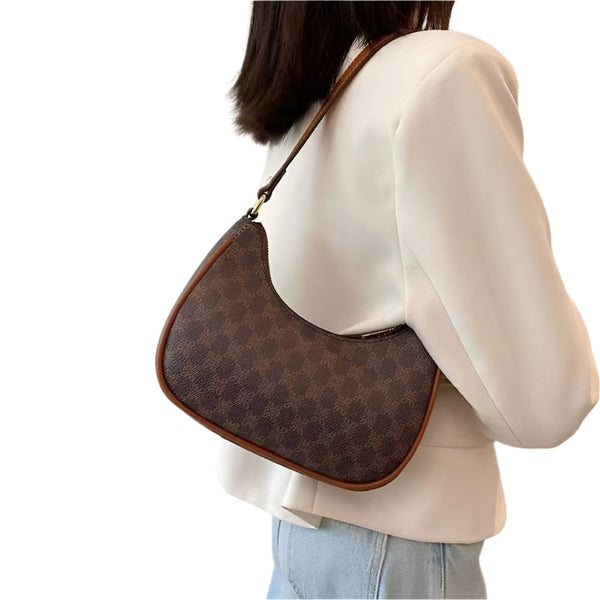 Versatile Pu Leather Tote Bag For Women Coffee Women's Bags & Handbags