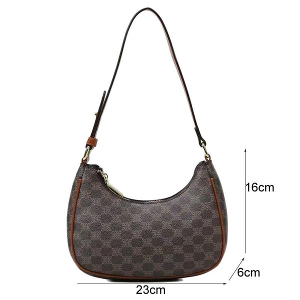 Versatile Pu Leather Tote Bag For Women Coffee Women's Bags & Handbags
