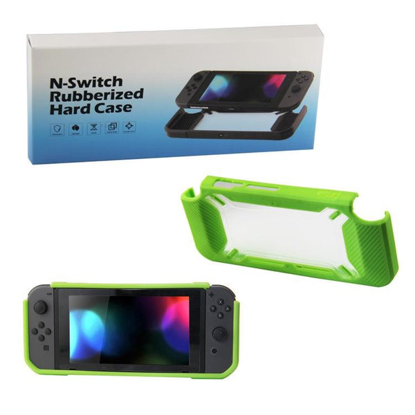 Nintendo Switch Back Cover Scratch Resistant Green + White Bags Skins & Travel Cases