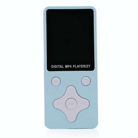 Ultra Thin Lossless Mp4 Player With Hd Video & Sound Quality Blue Ipods & Mp3 Players