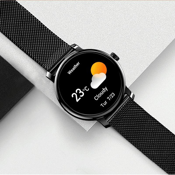 1.43 Inch Amoled Round Screen Steel Strap Smart Watch Supports Blood Oxygen Detection Gold Smart Watches