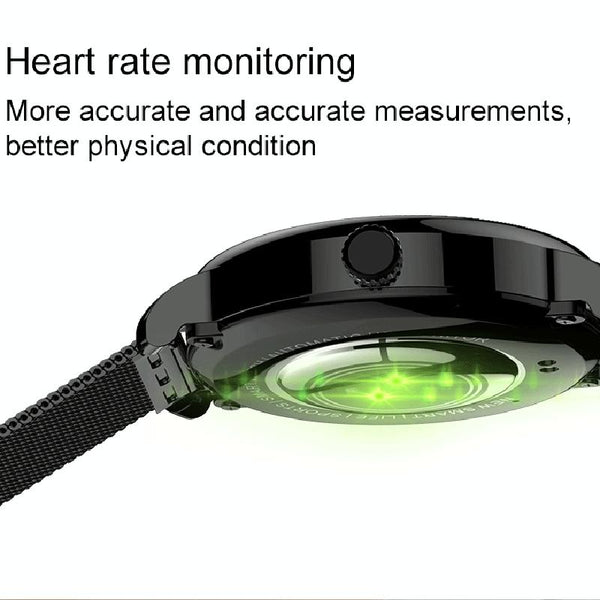 1.43 Inch Amoled Round Screen Steel Strap Smart Watch Supports Blood Oxygen Detection Gold Smart Watches