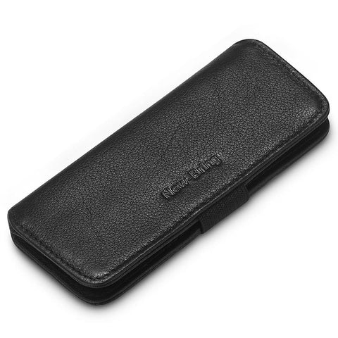 Leather Key Case With Pull Out Coin Purse Compact Storage For Men And Women Black Women's Bags & Handbags