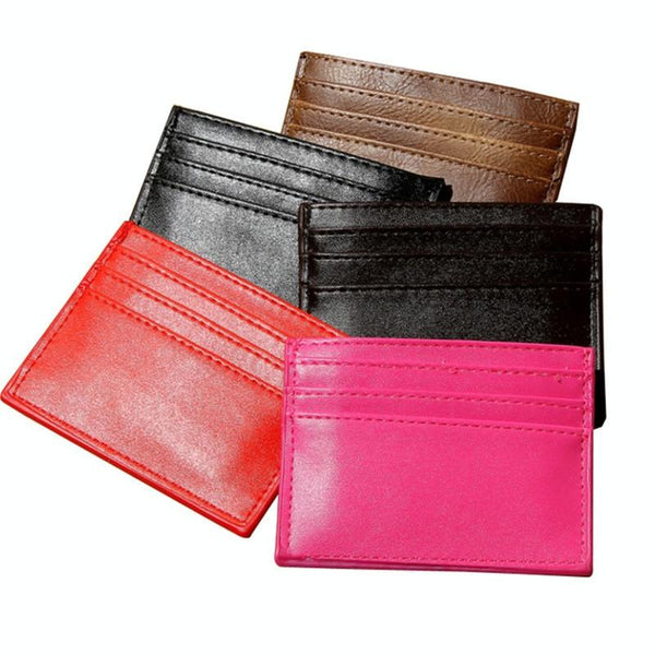 Multi Card Holder For Men Driver License Bank Cards Dark Brown Business Card Holders