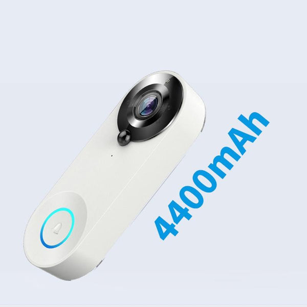 1080P Smart Doorbell With 150 Degree Wide Angle White Smart Doorbells
