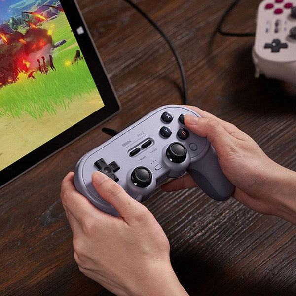 8Bitdo Pro 2 Wired Gamepad For Switch Gray Controllers & Attachments