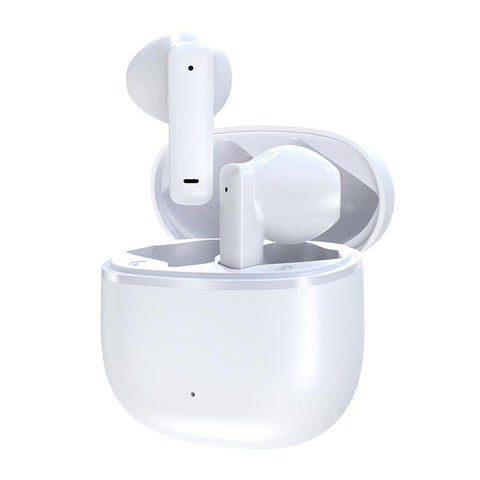 Wireless Bluetooth Earphones With Hd Noise Reduction For Gaming And Sports White Earbuds