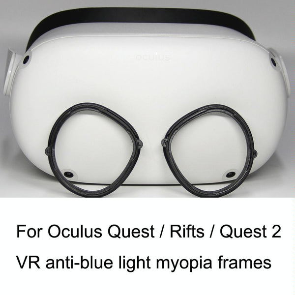 Oculus Quest Vr Glasses Frame 1 Pair Black Controllers & Attachments