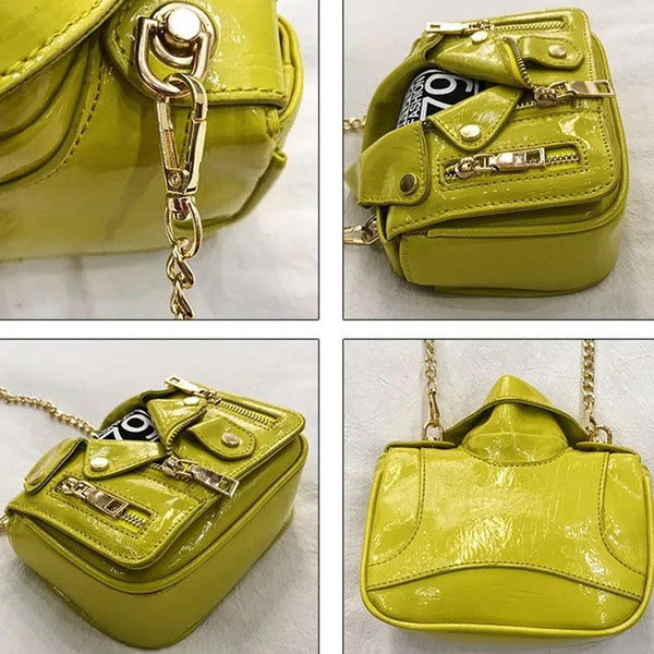 Stylish Pu Leather Shoulder Bag For Women Green Women's Bags & Handbags