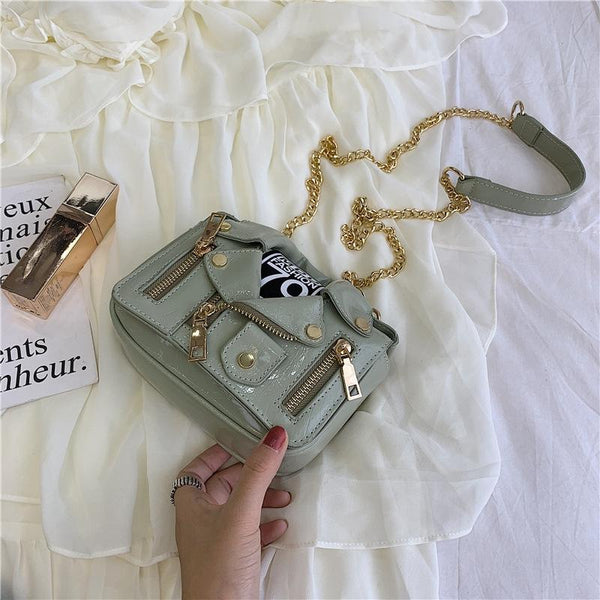 Stylish Pu Leather Shoulder Bag For Women Green Women's Bags & Handbags