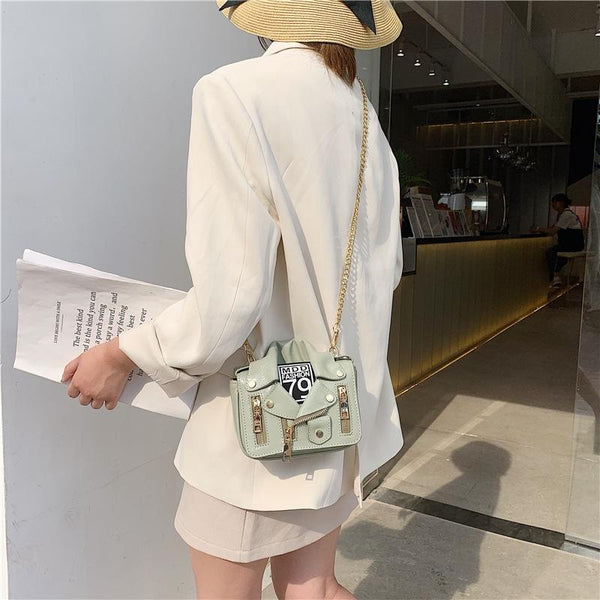 Stylish Pu Leather Shoulder Bag For Women Green Women's Bags & Handbags