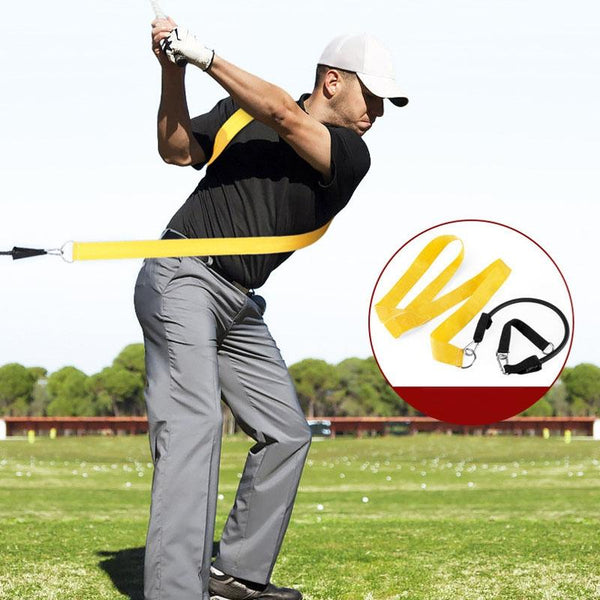 Golf Swing Training Belt For Improved Fitness And Technique Yellow Swing Trainers