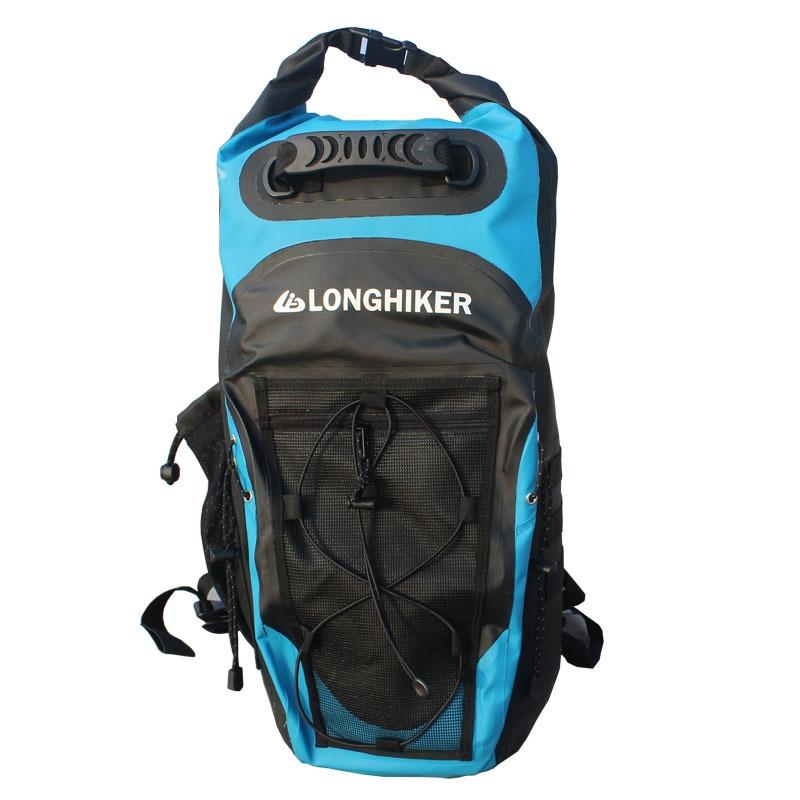 Outdoor Diving Fin Backpack Drifting Swimming Fishing Ski Bag Blue Dry Bags