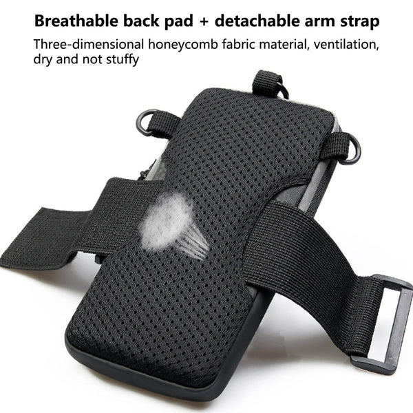 Multi Function Crossbody Bag For Outdoor Sports Fits Mobile Phones Men And Women Red Mat Carriers & Bags