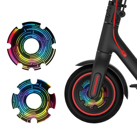 Waterproof Sticker For Xiaomi M365 Scooter Motor 1 Pair Colorful 2 Accessories