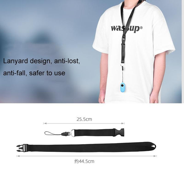 Silicone Camera Case Set With Lanyard For Insta360 Go2 Audio And Video Accessory Camera Cases Bags & Covers