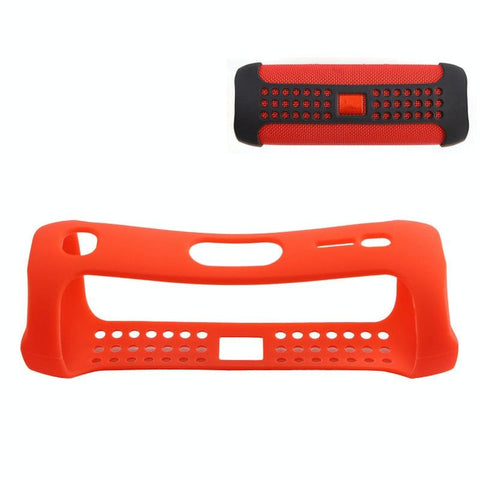 Eco Friendly Silicone Case For Jbl Flip 5 Bluetooth Speaker Red Cases Covers & Skins