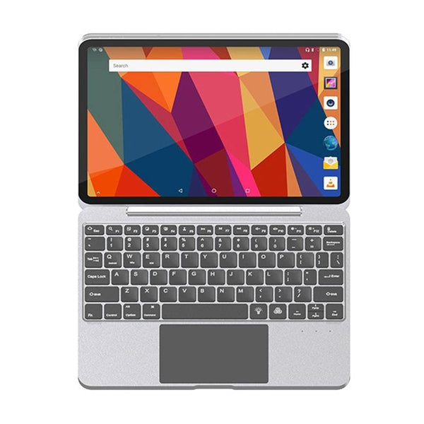 Bluetooth Touch Keyboard Leather Case Aluminum Alloy Silver For Ipad Pro 11 2022/2021/2020/2018/Air 4/5 Keyboards