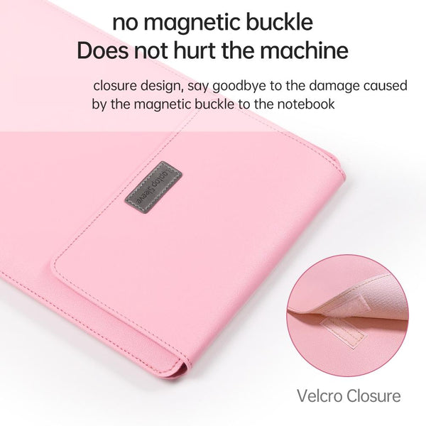 11 / 12 Inch Leather Computer Bag Lightweight & Portable 4 Pink Laptop Cases & Bags