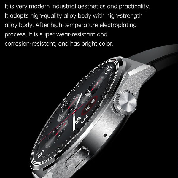 1.6 Inch Waterproof Smart Watch With Bluetooth Call & Nfc Silver Smart Watches