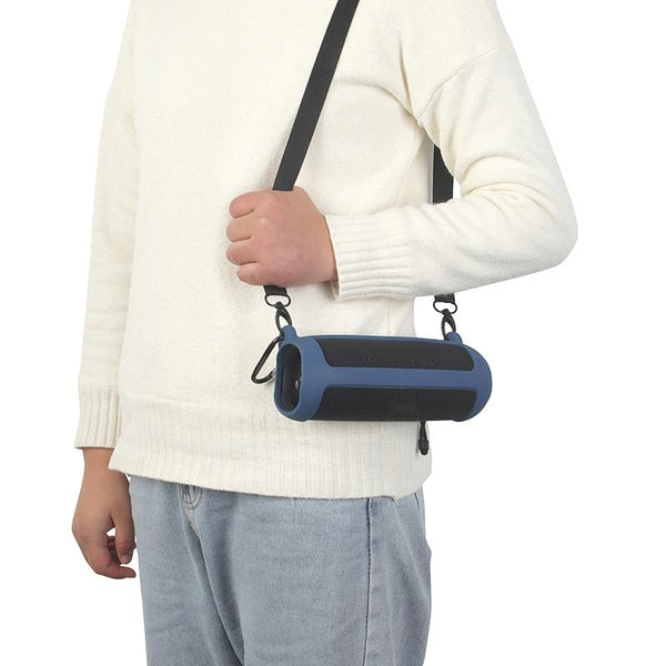 Silicone Protective Case For Jbl Flip6 Bluetooth Speaker Black Cases Covers & Skins