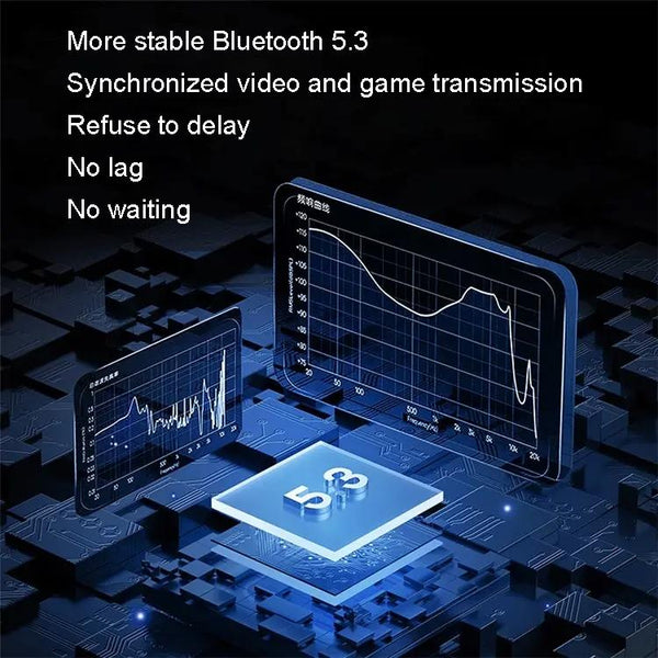 Wireless Dual Noise Cancelling Bluetooth Earphones For Music And Calls Black Earbuds