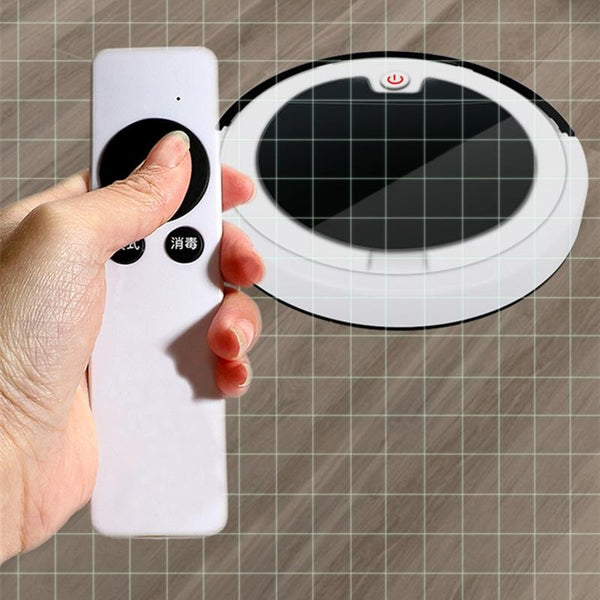 Smart Home Sweeping Robot With Remote Control And Large Suction Red Black Carpet & Floor Sweepers