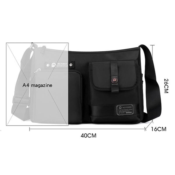 Crossbody Shoulder Bag For Casual Men Outdoor Functionality Grey Bags