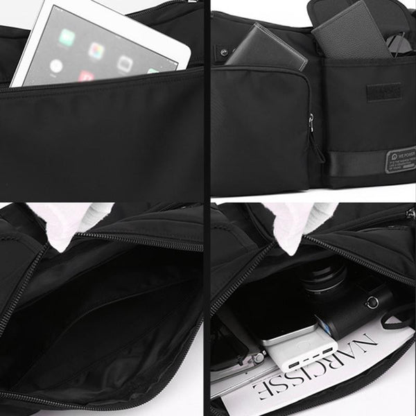 Crossbody Shoulder Bag For Casual Men Outdoor Functionality Grey Bags