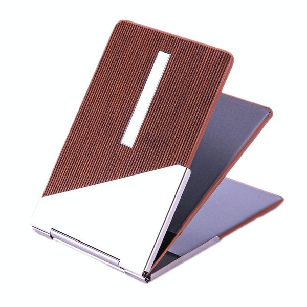 Metal Driver License Holder Fits Most Vehicles Stripe Coffee Business Card Holders