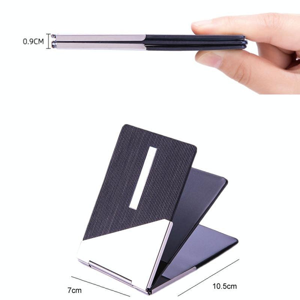 Metal Driver License Holder Fits Most Vehicles Stripe Coffee Business Card Holders