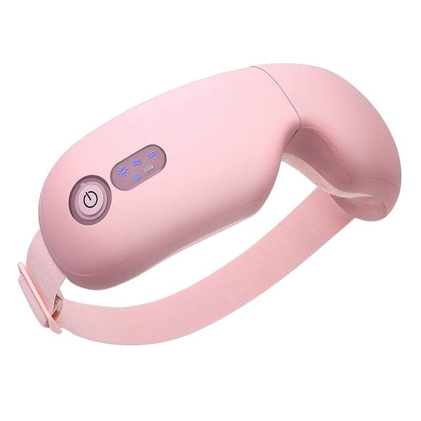 Rechargeable Eye Massager With Heat Air Pressure & Vibration White Massagers