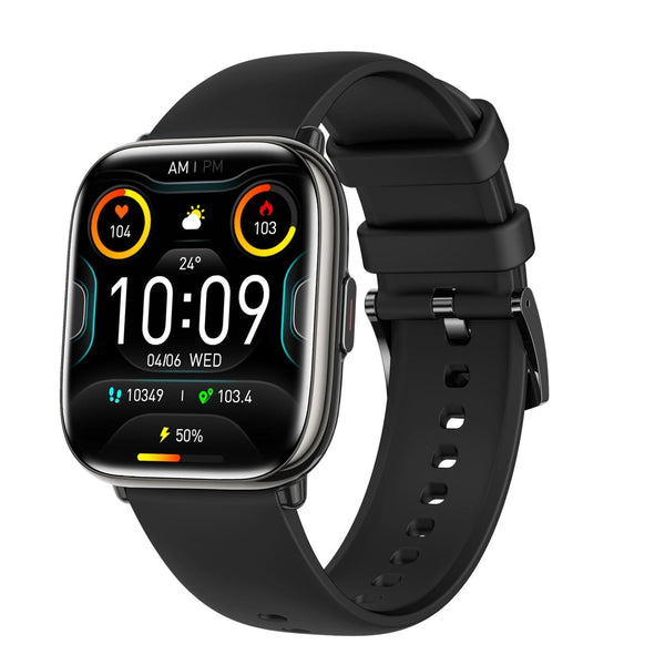 Waterproof Smart Watch With Blood Oxygen Monitoring Ip68 Black Smart Watches