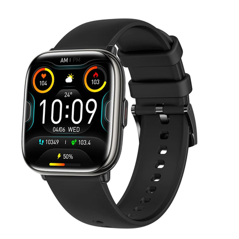 Waterproof Smart Watch With Blood Oxygen Monitoring Ip68 Black Smart Watches