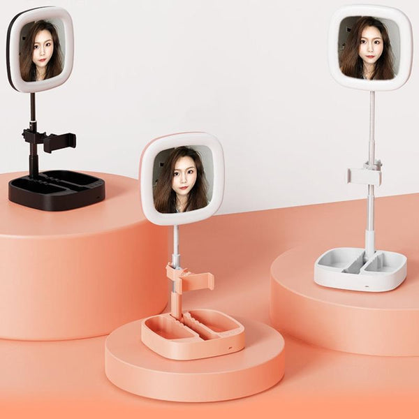 Folding Desktop Live Broadcast Light Stand_Pink Other Lighting & Studio