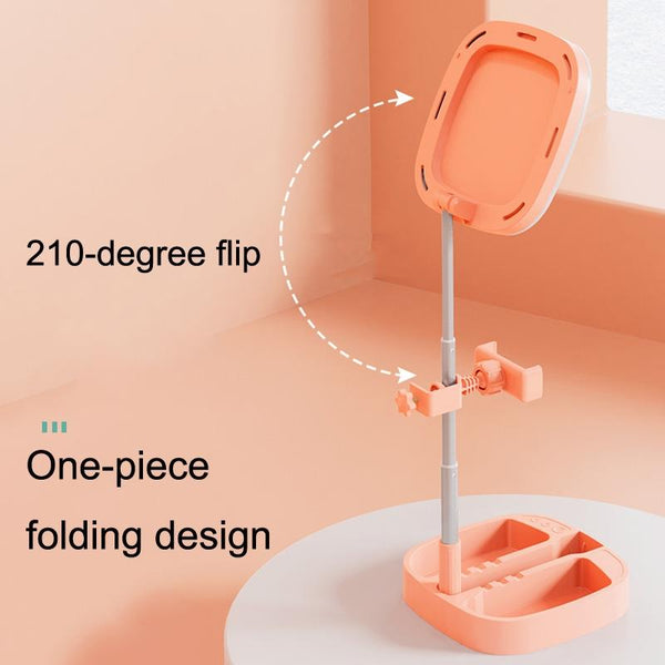 Folding Desktop Live Broadcast Light Stand_Pink Other Lighting & Studio