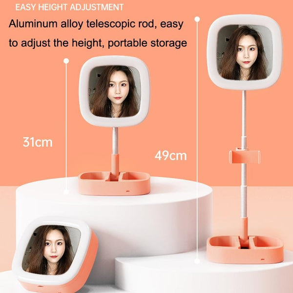 Folding Desktop Live Broadcast Light Stand_Pink Other Lighting & Studio